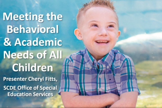 Meeting the behavioral and academic needs of all children